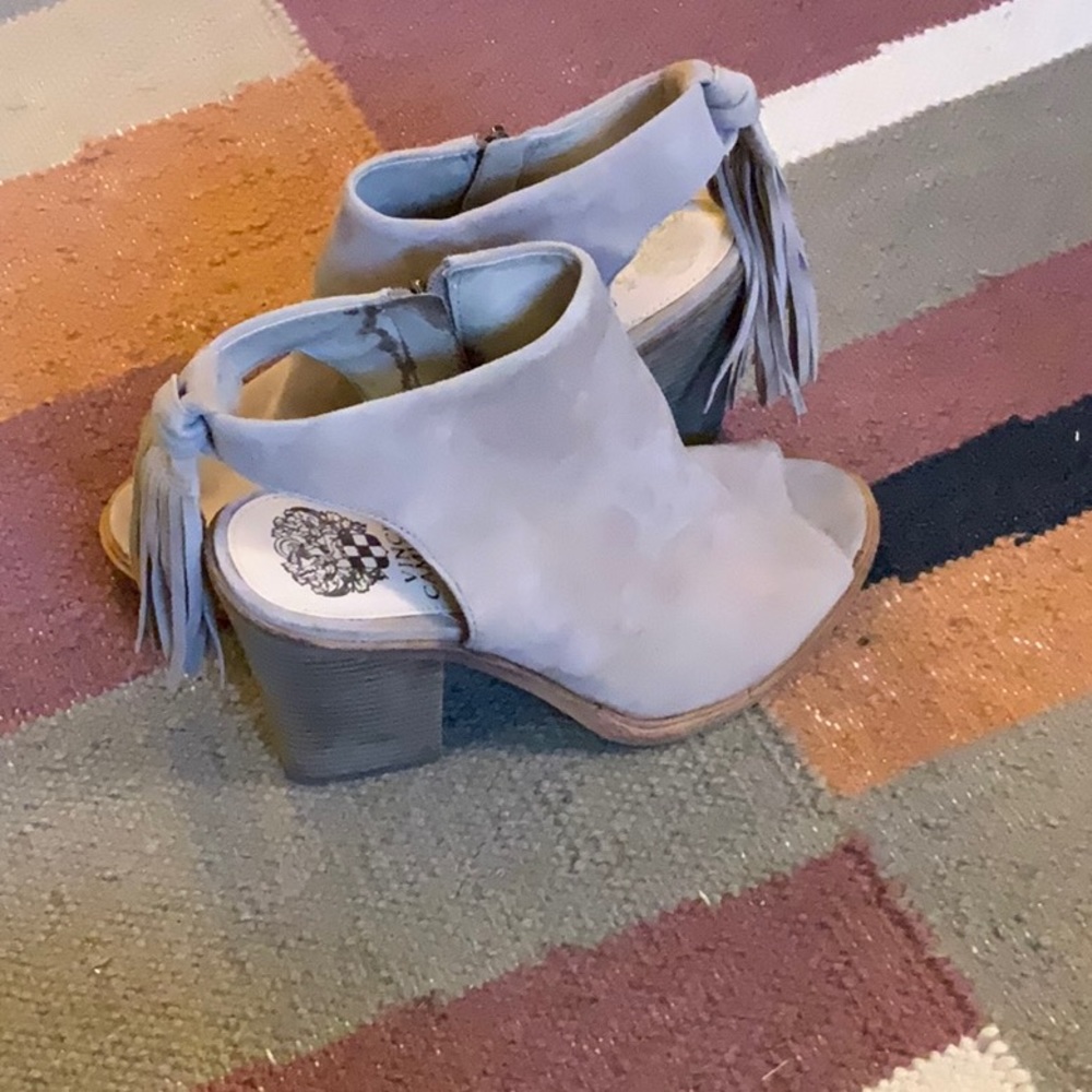 Vince Camuto Suede Block Heels